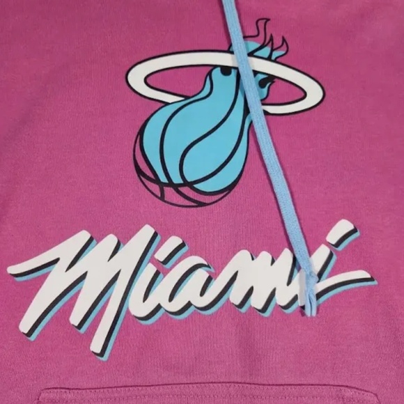 Miami Heat Pink hoodie - Picture 1 of 4